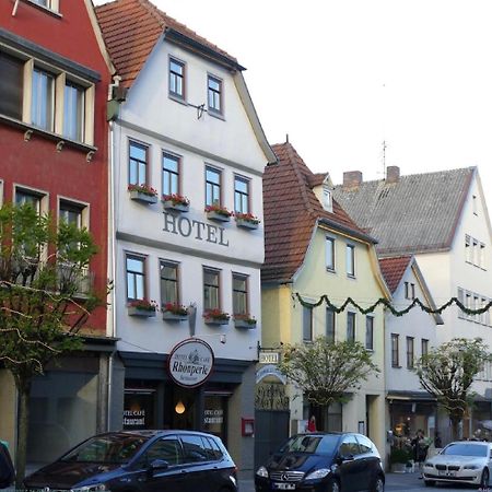 Hotel Cafe Rhoenperle Bad Neustadt an der Saale Exterior photo